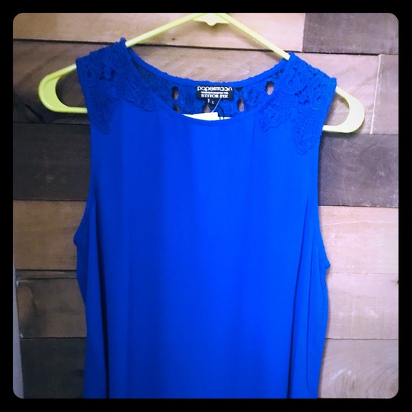 NWT Blue Blouse (Stitch Fix) - Picture 1 of 4